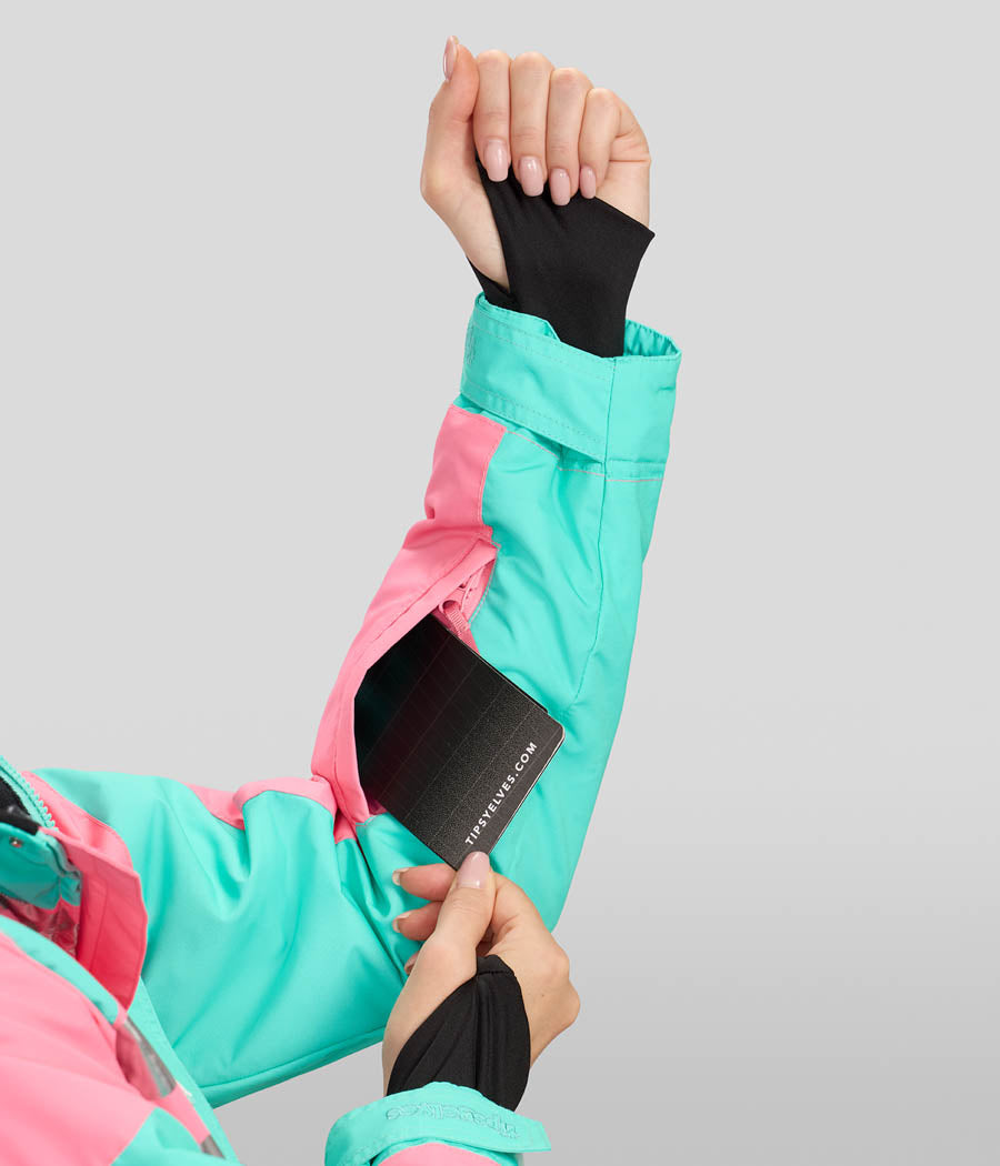 Women's Electric Zebra Snow Suit