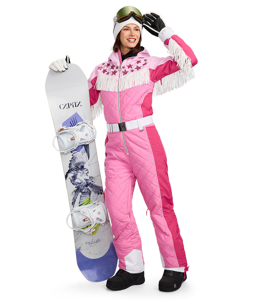 Rhinestone Rodeo Snow Suit: Women's Snowboard Apparel | Tipsy Elves