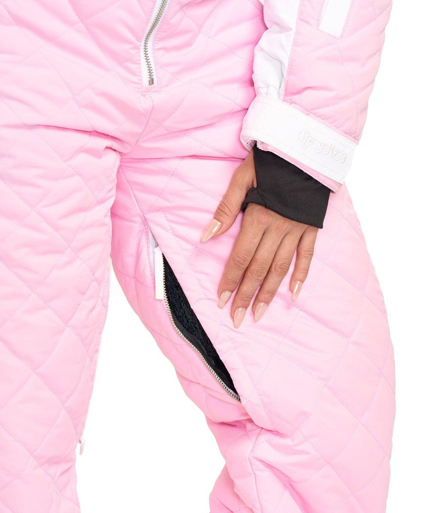 Women's Powder Pink Ski Suit