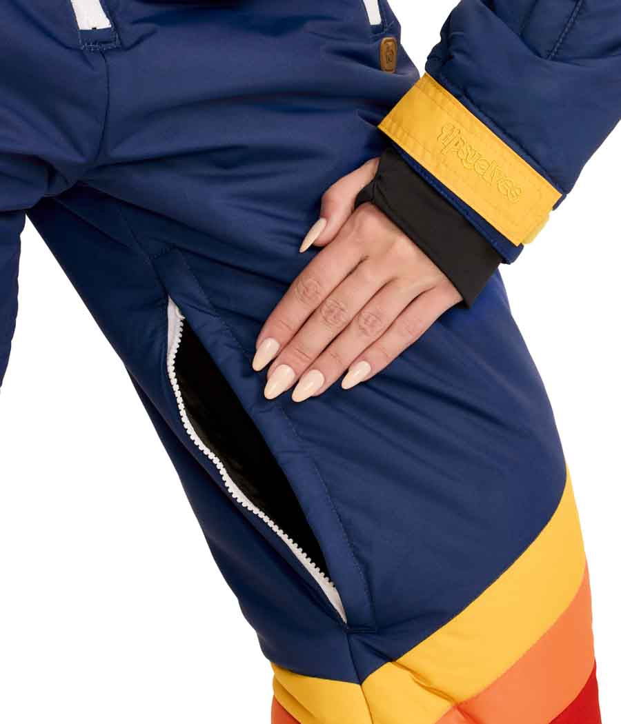 Women's Vintage Freestyle Ski Suit