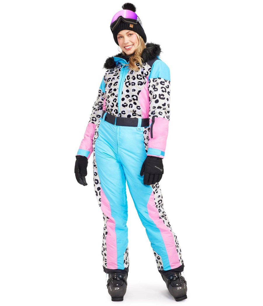 Women's Snow Leopard Ski Suit