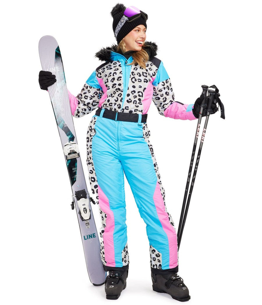 Women's Snow Leopard Ski Suit Image 2