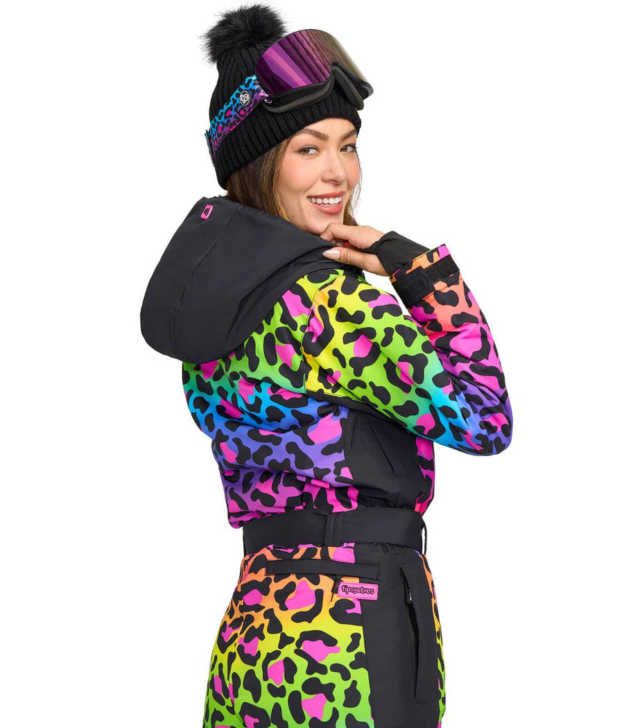 Women's 90's Leopard Ski Suit Image 2