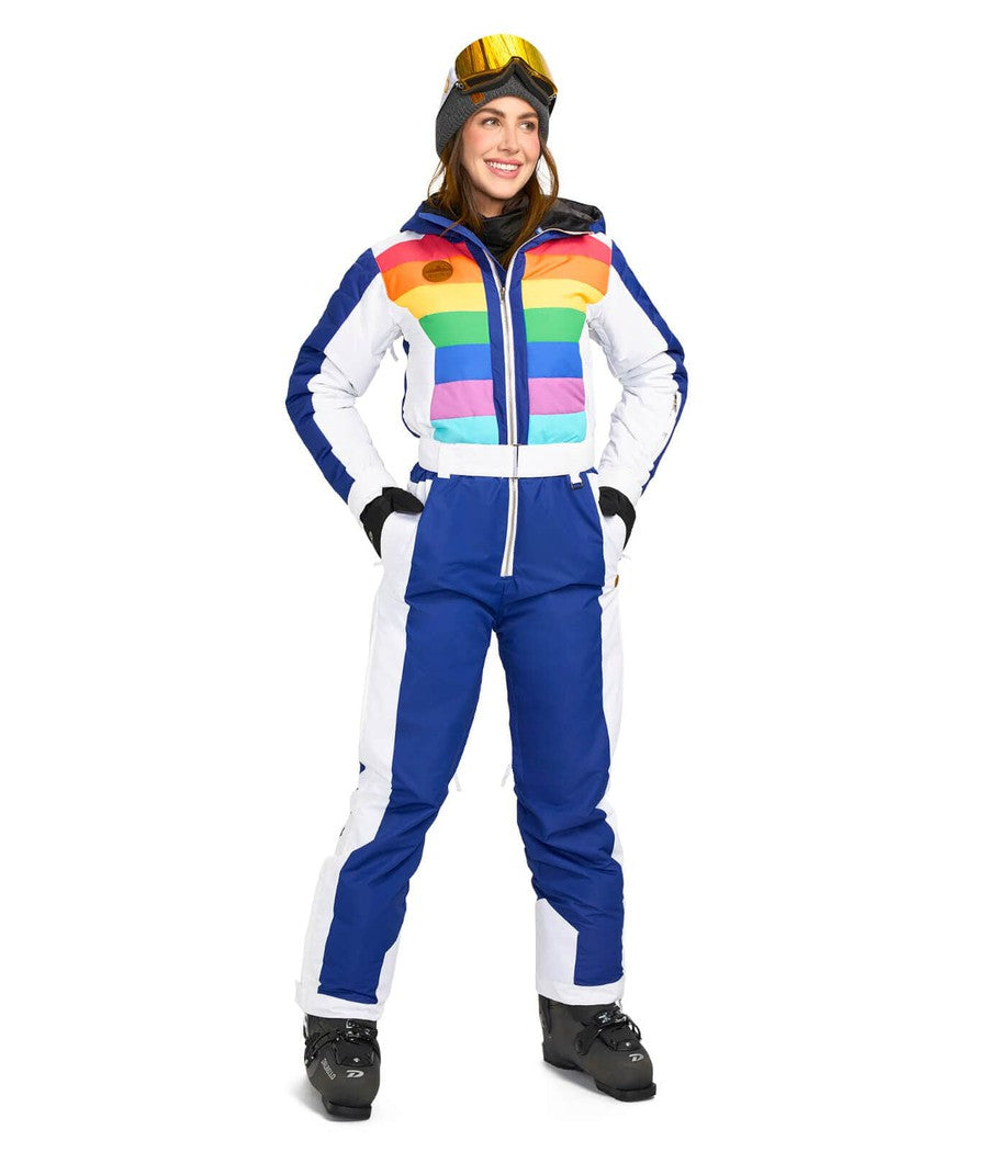 Rainbow Runway Ski Suit: Women's Ski and Snowboard Apparel | Tipsy Elves