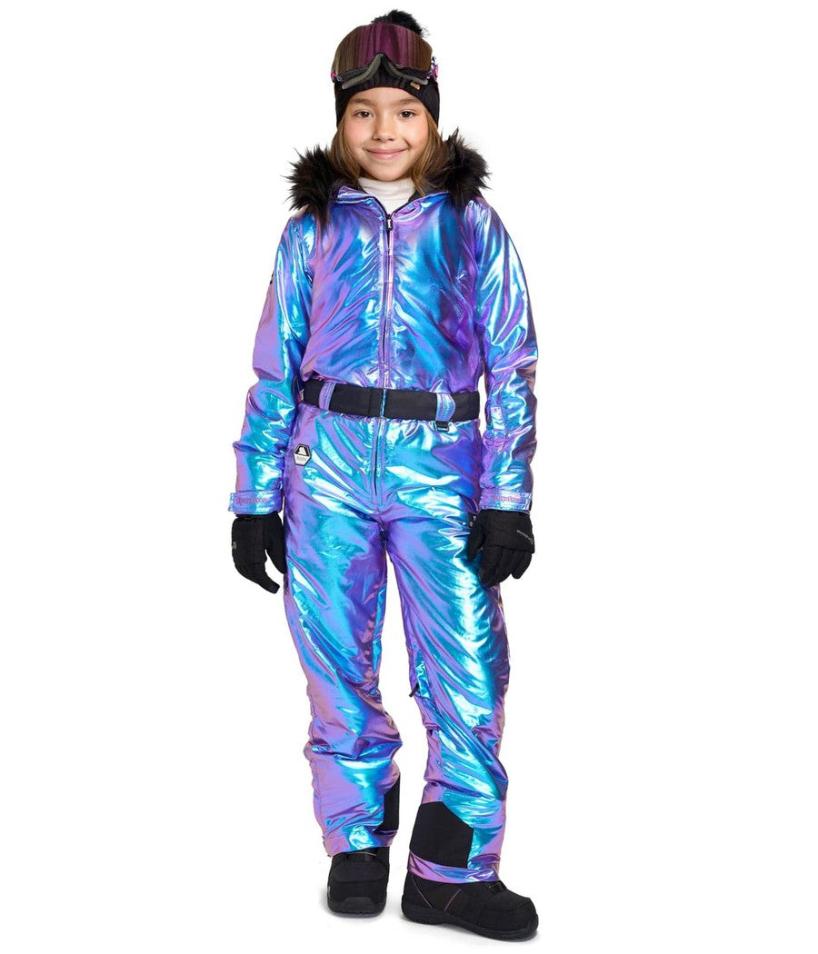 Girl's Iridescent Iris Snow Suit Primary Image