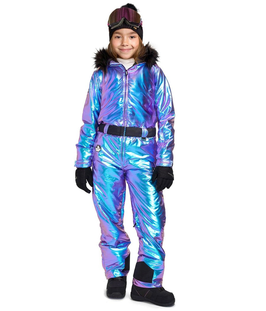 Girl's Iridescent Iris Snow Suit