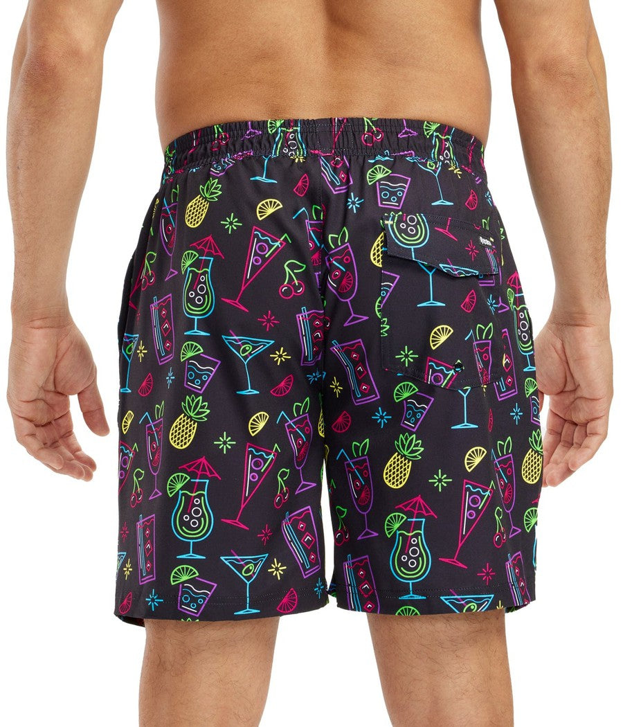 Neon Nightcap Stretch Swim Trunks