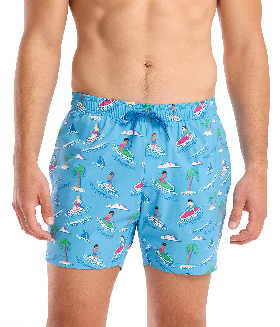 Aquaholic Stretch Swim Trunks