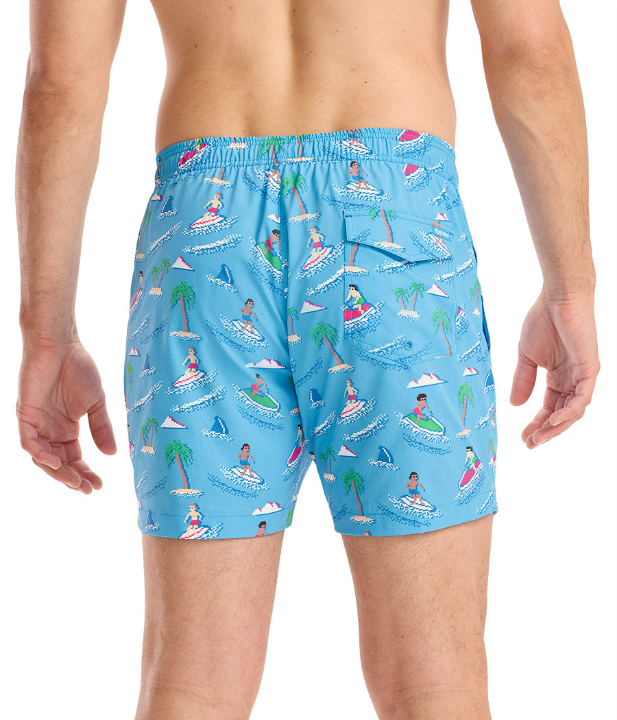 Aquaholic Stretch Swim Trunks
