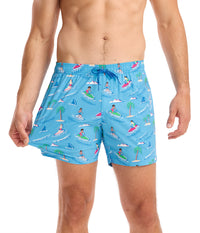 Aquaholic Stretch Swim Trunks - 6" Inseam