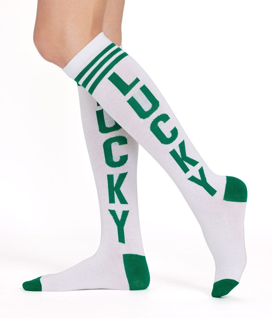Women's Lucky Legs Knee High Socks (Fits Sizes 6-11W) Primary Image