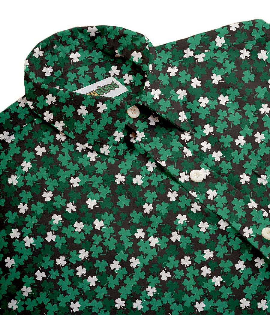 Men's Clover Confetti Button Down Shirt Image 5
