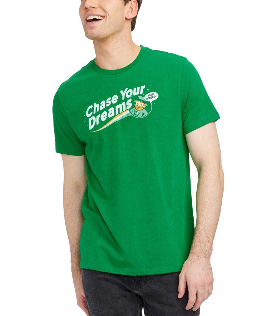 Men's Chase Your Dreams with Whiskey Tee Image 2