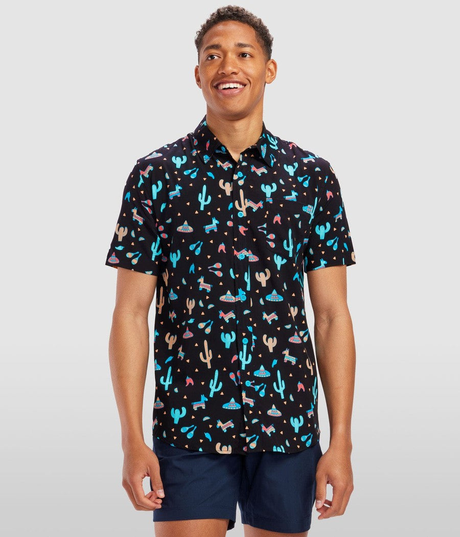 Men's Midnight Fiesta Hawaiian Shirt Image 2