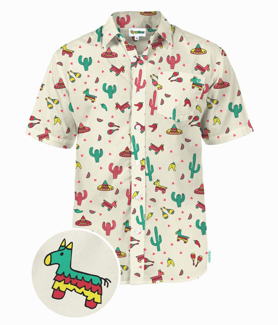 Cantina Captain Men's Hawaiian Shirt | Tipsy Elves