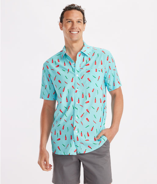 Hot Sauce Summer Hawaiian Shirt: Men's Summer Outfits | Tipsy Elves