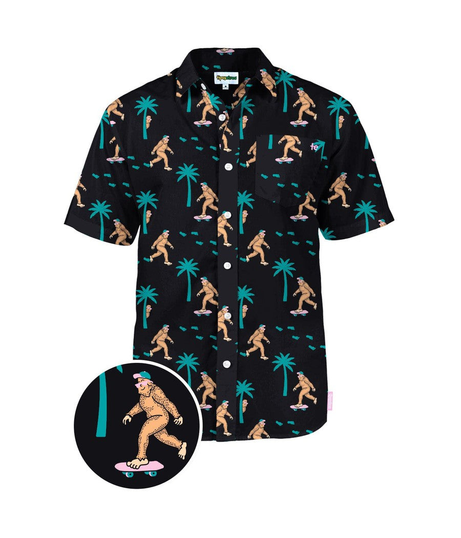Men's Sasquatch Shredder Hawaiian Shirt Image 2