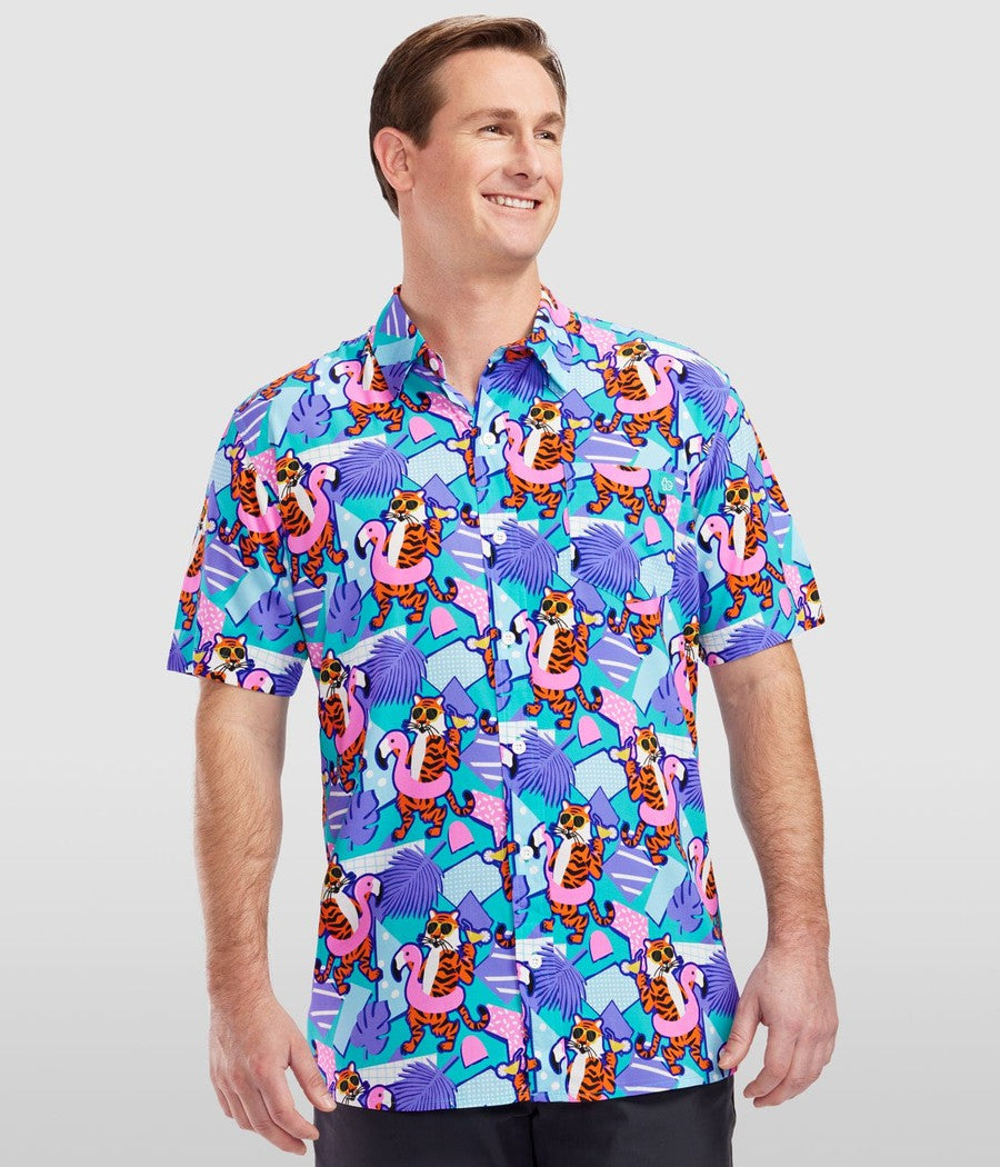 Men's Cool Cats Hawaiian Shirt Image 2