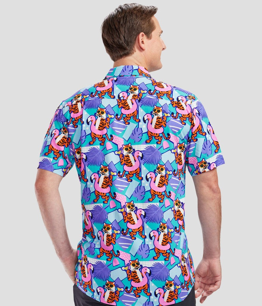 COOL CATS サッカーシャツ M 22番 Cool Cats Hawaiian Shirt: Men's Summer Outfits | Tipsy Elves