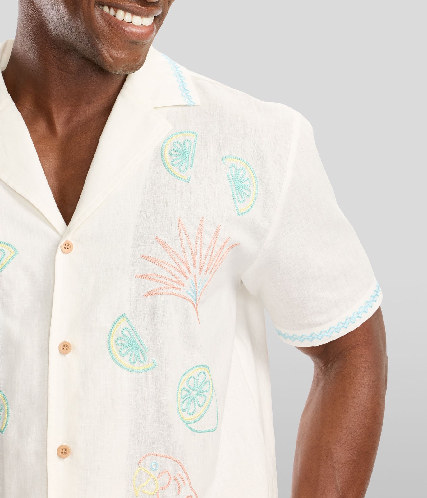 Tequilin' Time Linen Cabana Shirt: Men's Summer Outfits | Tipsy Elves