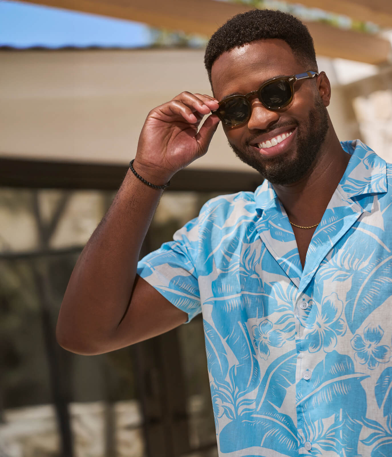 Frond of Paradise Linen Cabana Shirt: Men's Summer Outfits | Tipsy