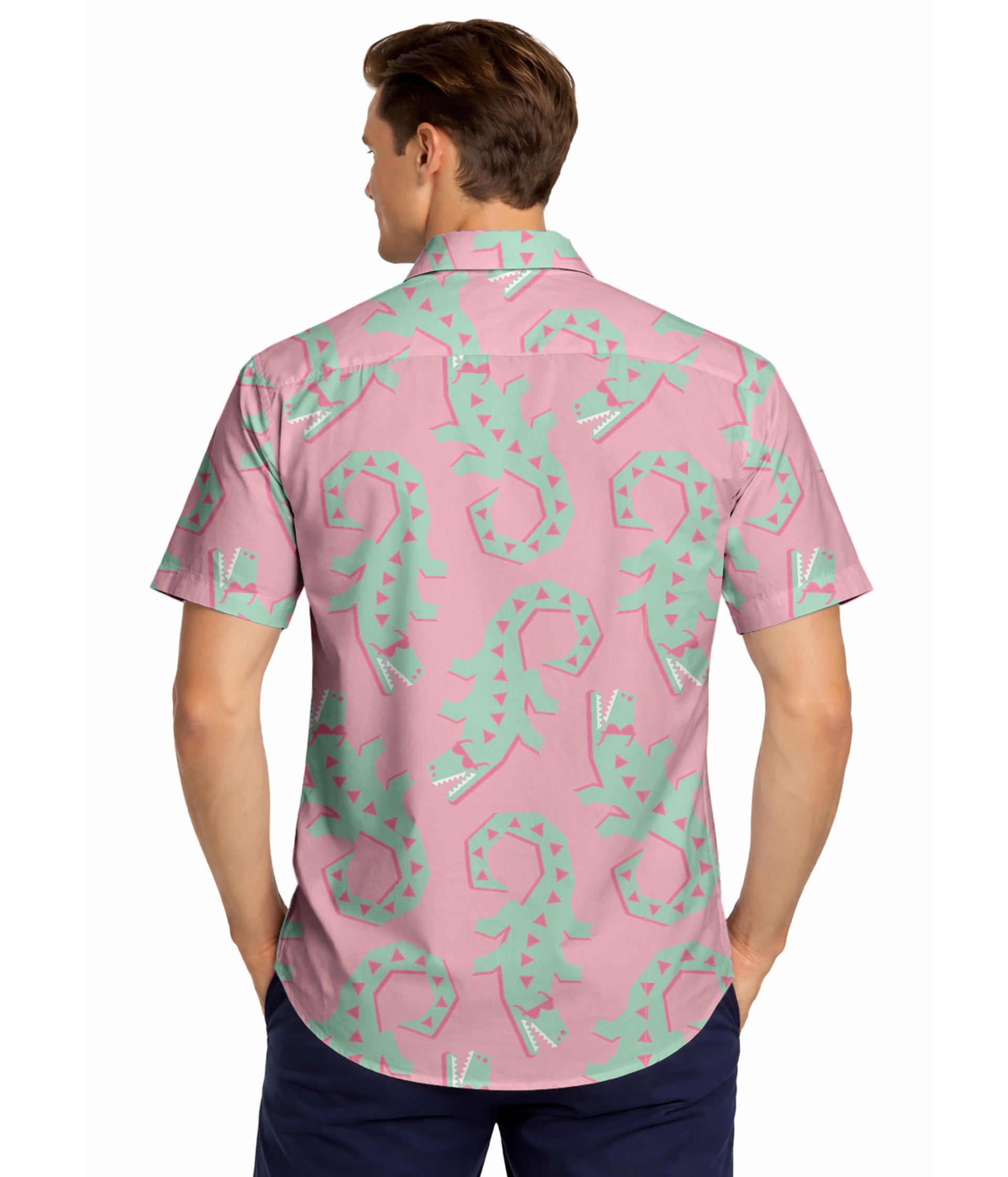 Men's Good Time Gator Button Down Shirt Image 2