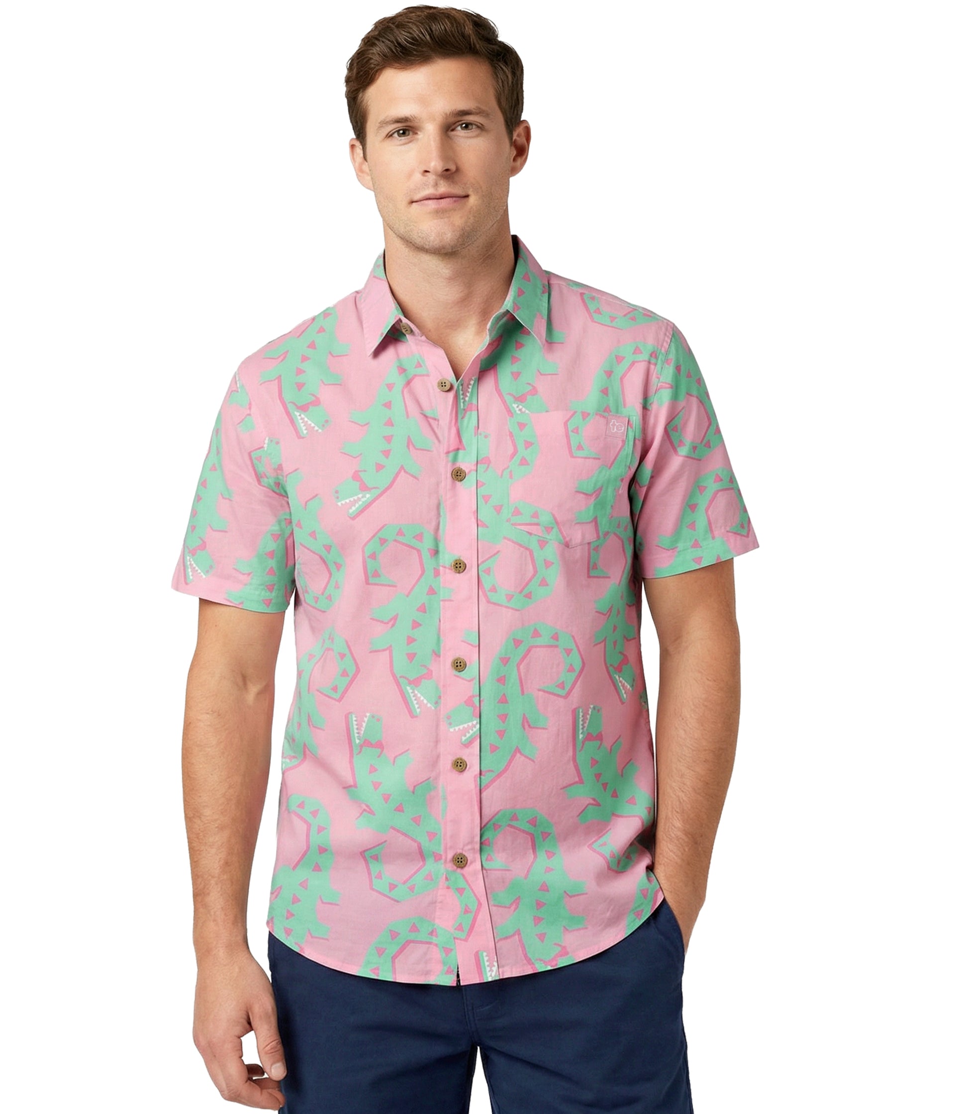 Men's Good Time Gator Button Down Shirt