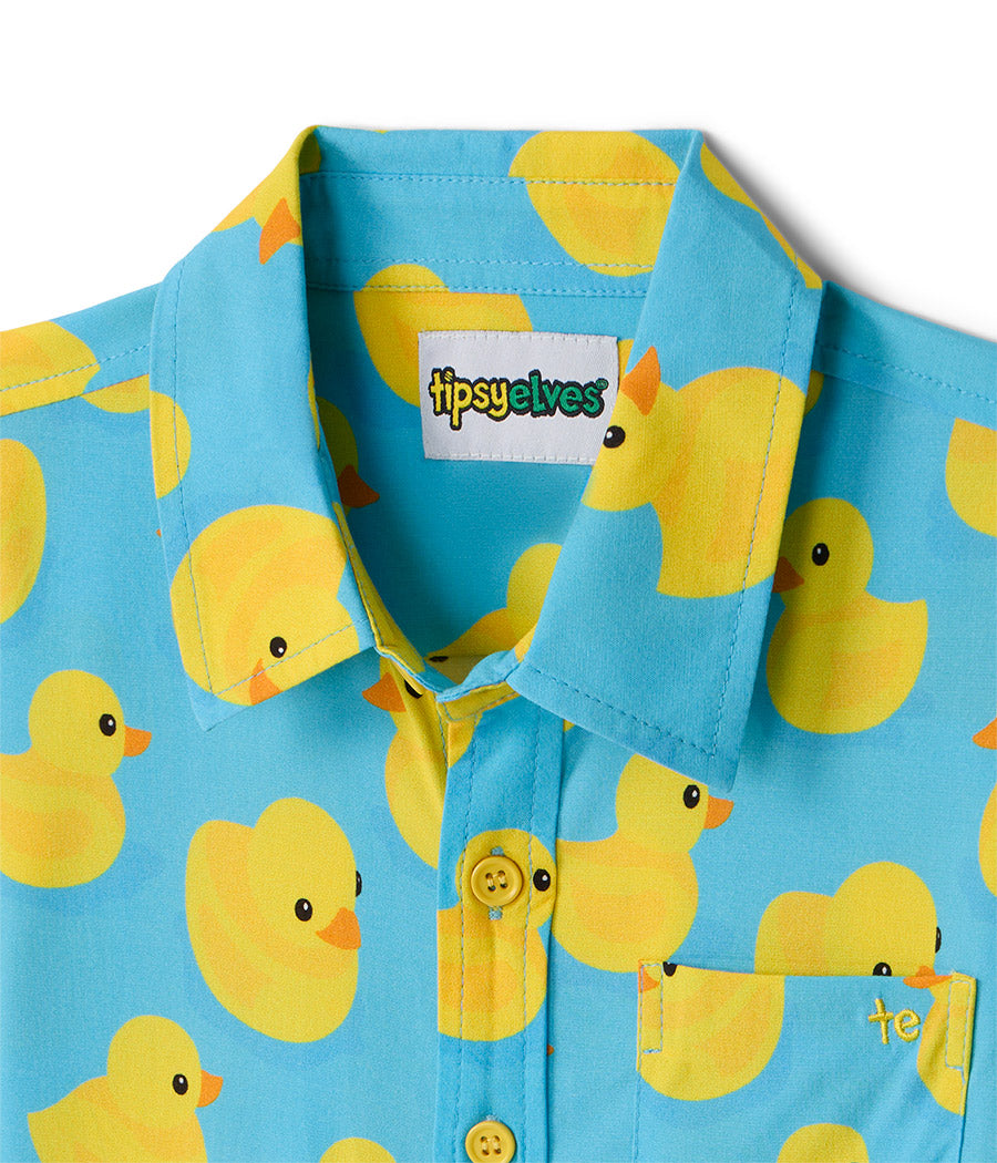 Boy's Rubber Ducky Hawaiian Shirt