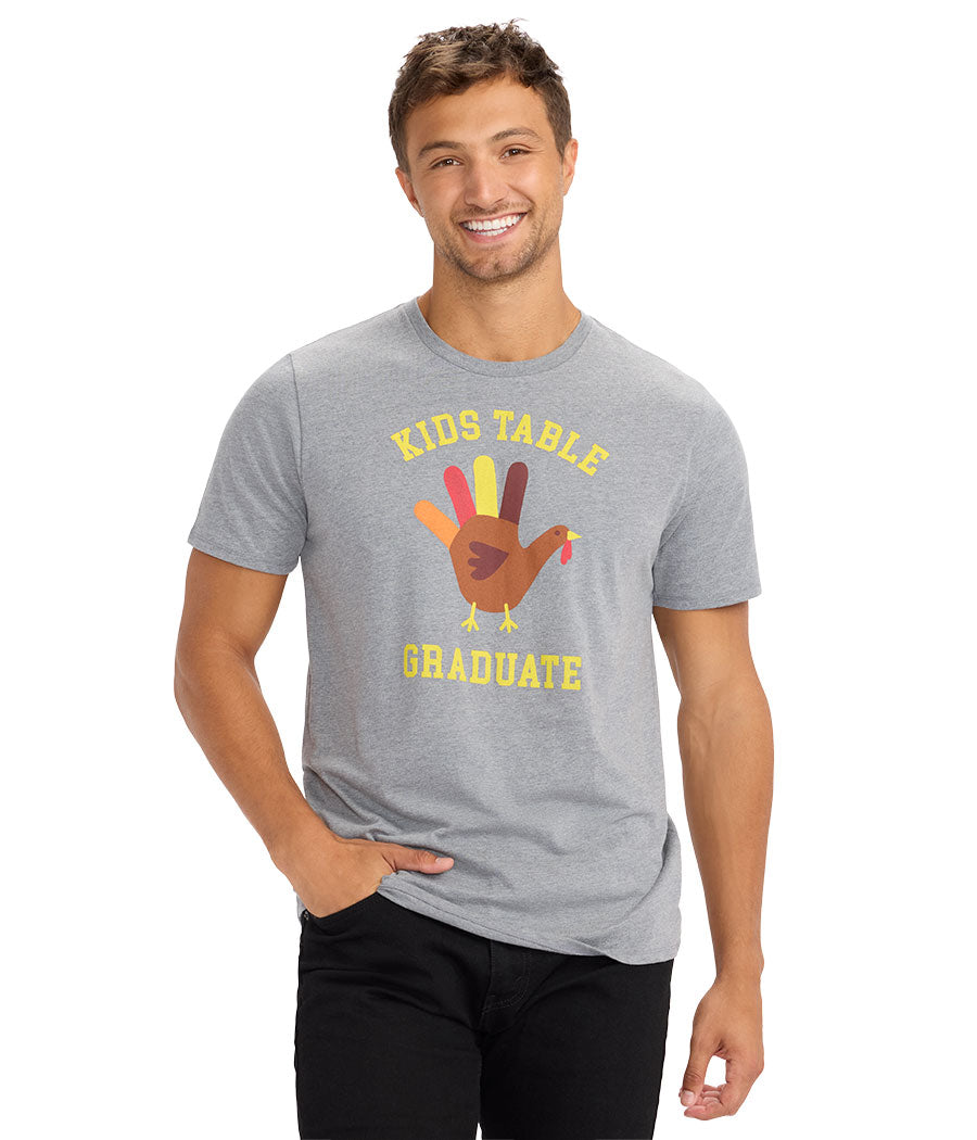 Kids Table Graduate Tee: Men's Thanksgiving Outfits | Tipsy Elves