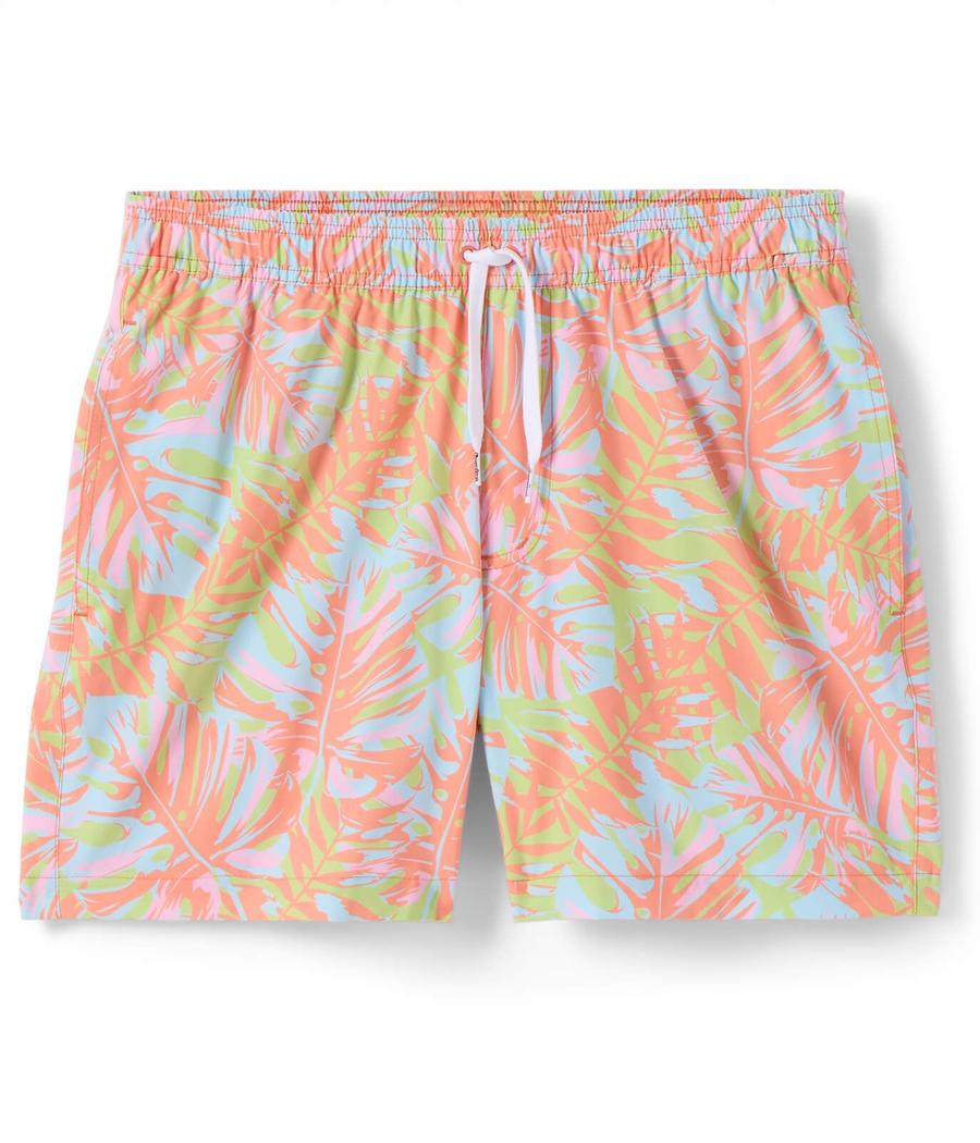 Leaf Luster Stretch Swim Trunks