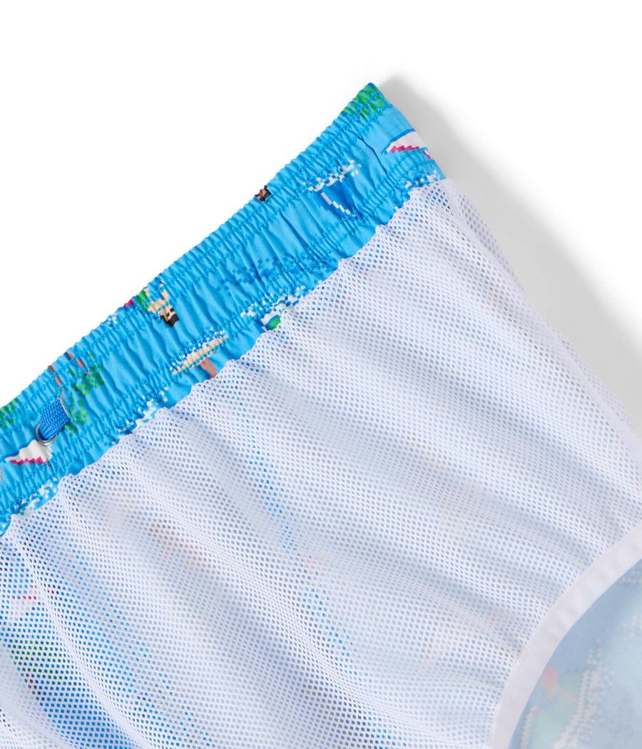 Aquaholic Stretch Swim Trunks
