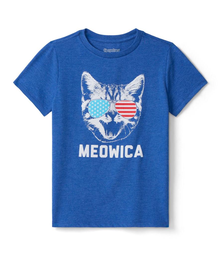 Toddler Girl's Meowica Tee Image 2