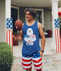 Men's Patriotic Caw Tank