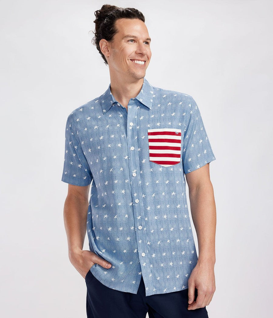Men's American Pride Button Down Shirt
