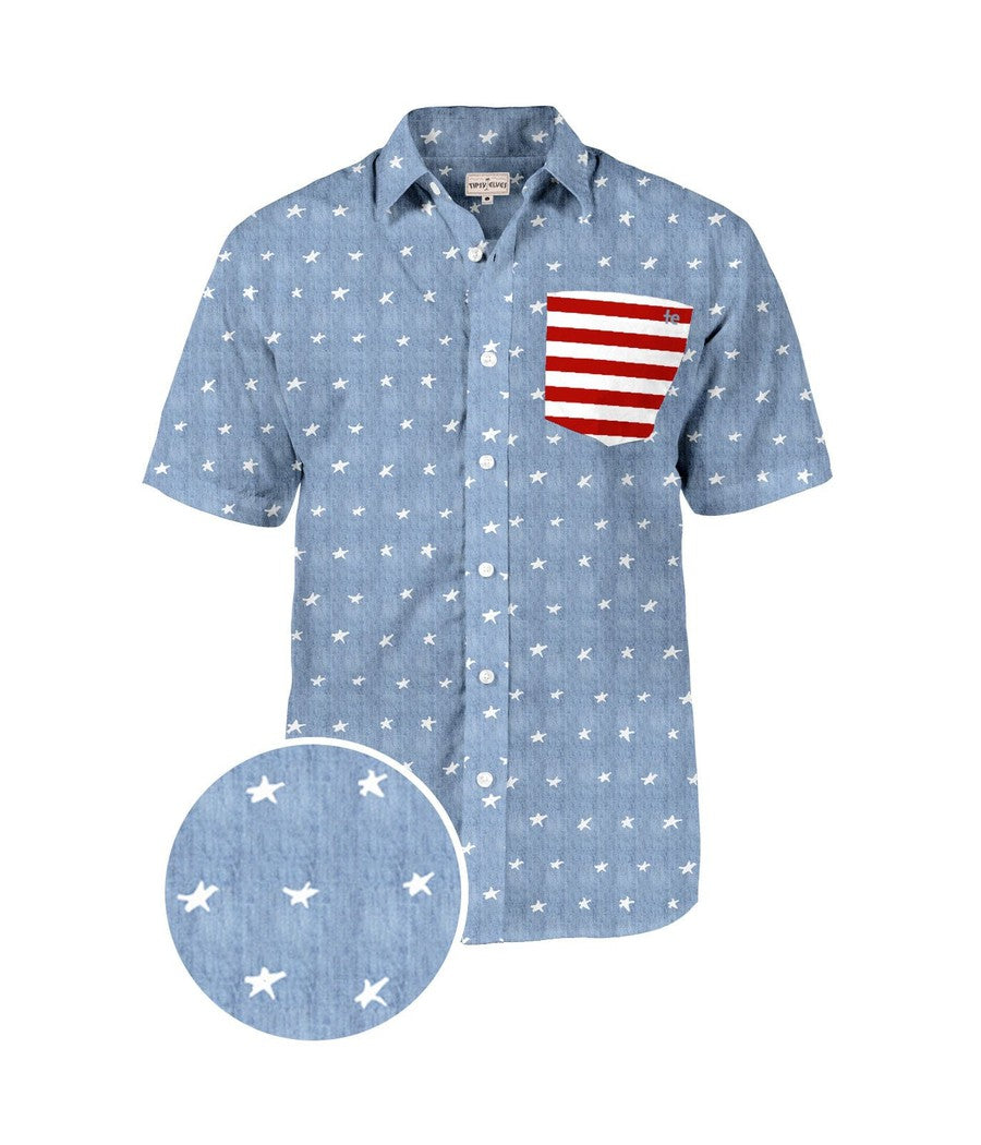 Men's American Pride Button Down Shirt