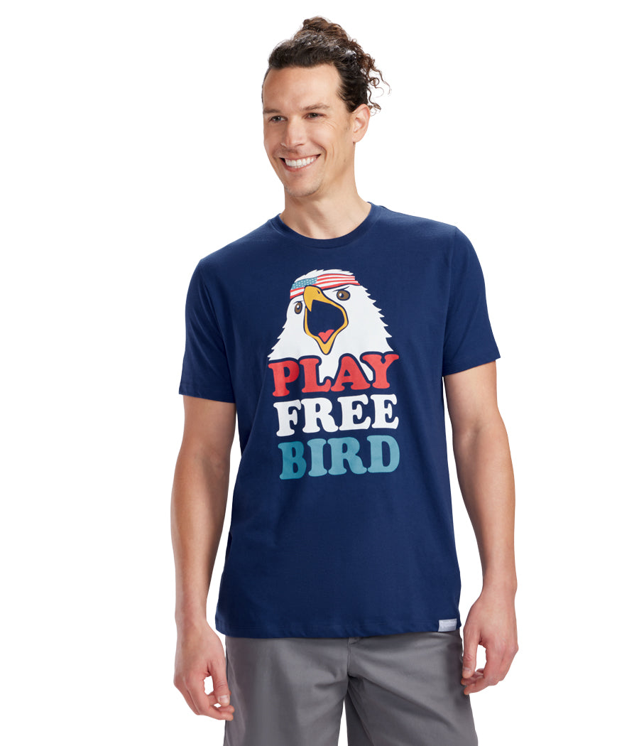 Men's Play Free Bird Tee Image 2