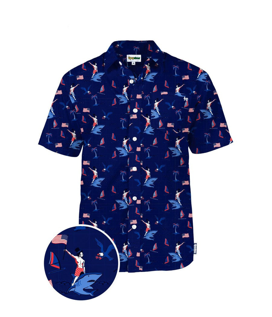 Men's Fin Riding Founder Button Down Shirt