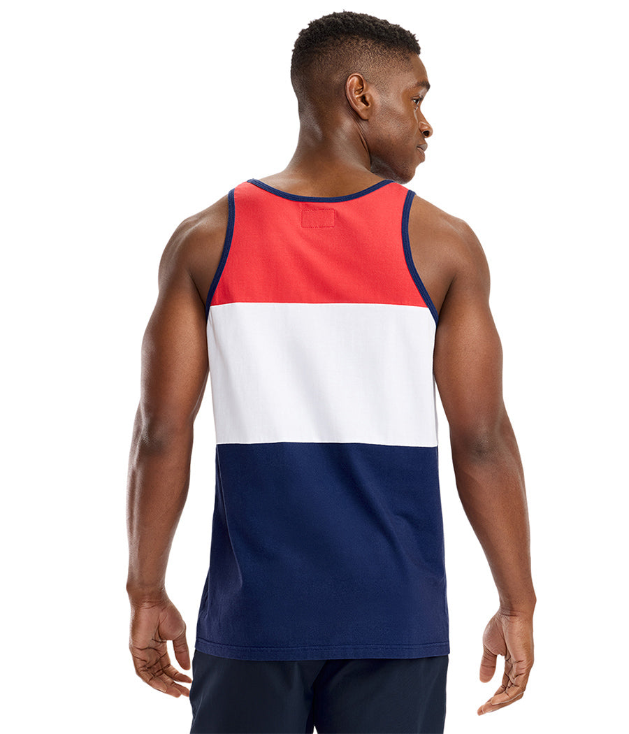 Men's Declaration of DARE Tank Top (Blue)