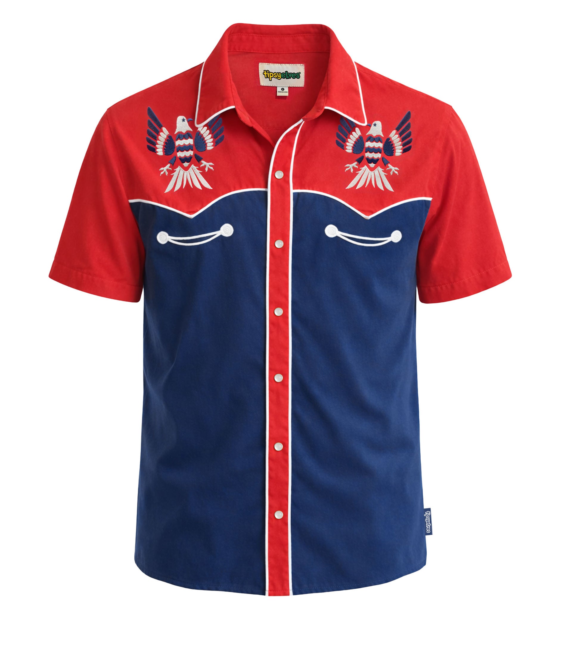 Men’s Freedom Flies Western Button Down Shirt