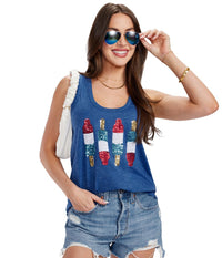 Women's Grand Finale Sequin Tank Top
