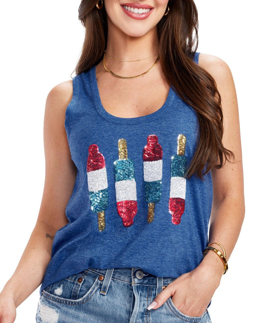 Women's Grand Finale Sequin Tank Top