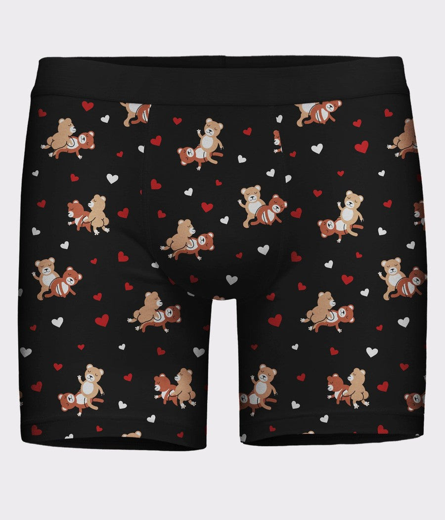 Mens XOXO Hugs and Kisses All Over Boxer Briefs Valentines Day