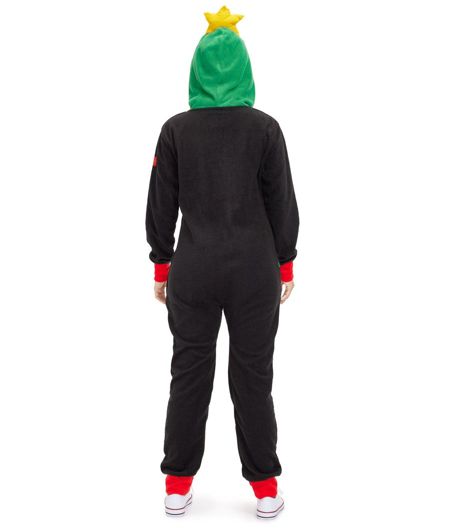 Women's Christmas Tree Toss Game Jumpsuit Image 2