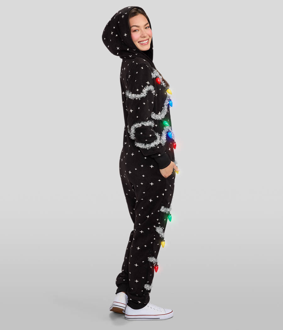 Women's Glow Getter Light Up Jumpsuit Image 2