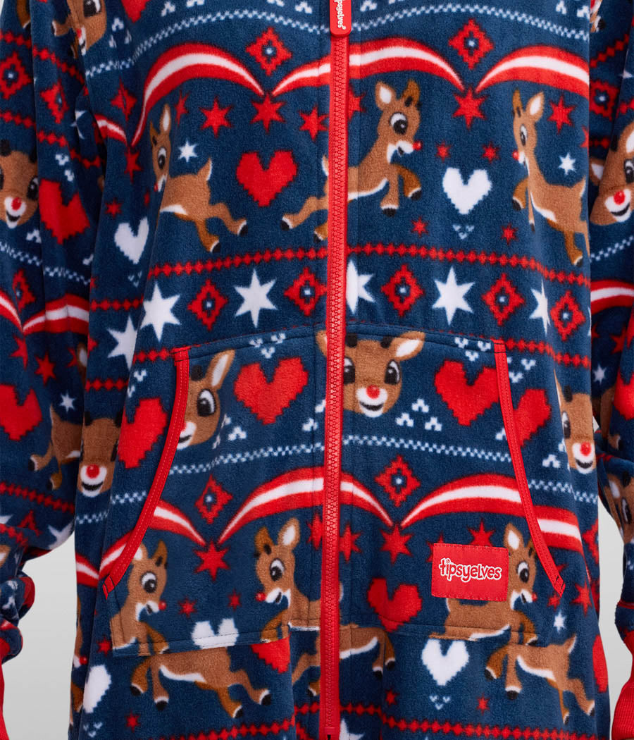 Women's Soaring Rudolph Christmas Jumpsuit