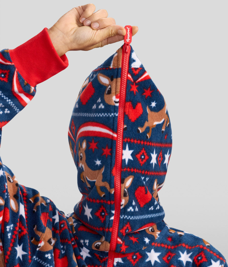 Women's Soaring Rudolph Christmas Jumpsuit