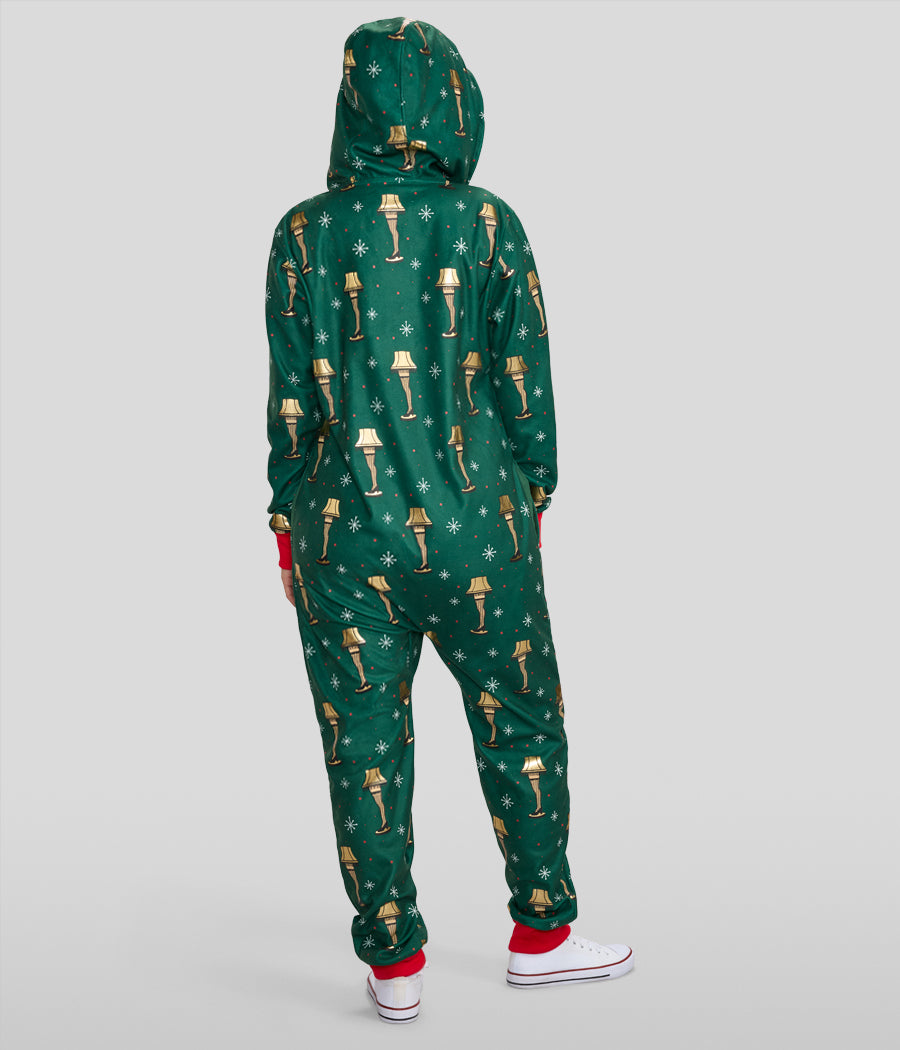 Women's Leg Lamp Jumpsuit Image 2