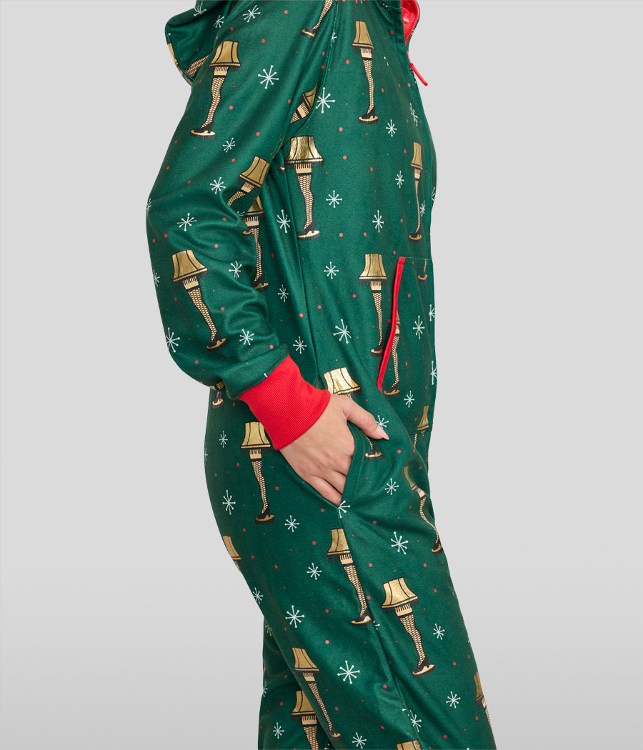 Women's Leg Lamp Jumpsuit