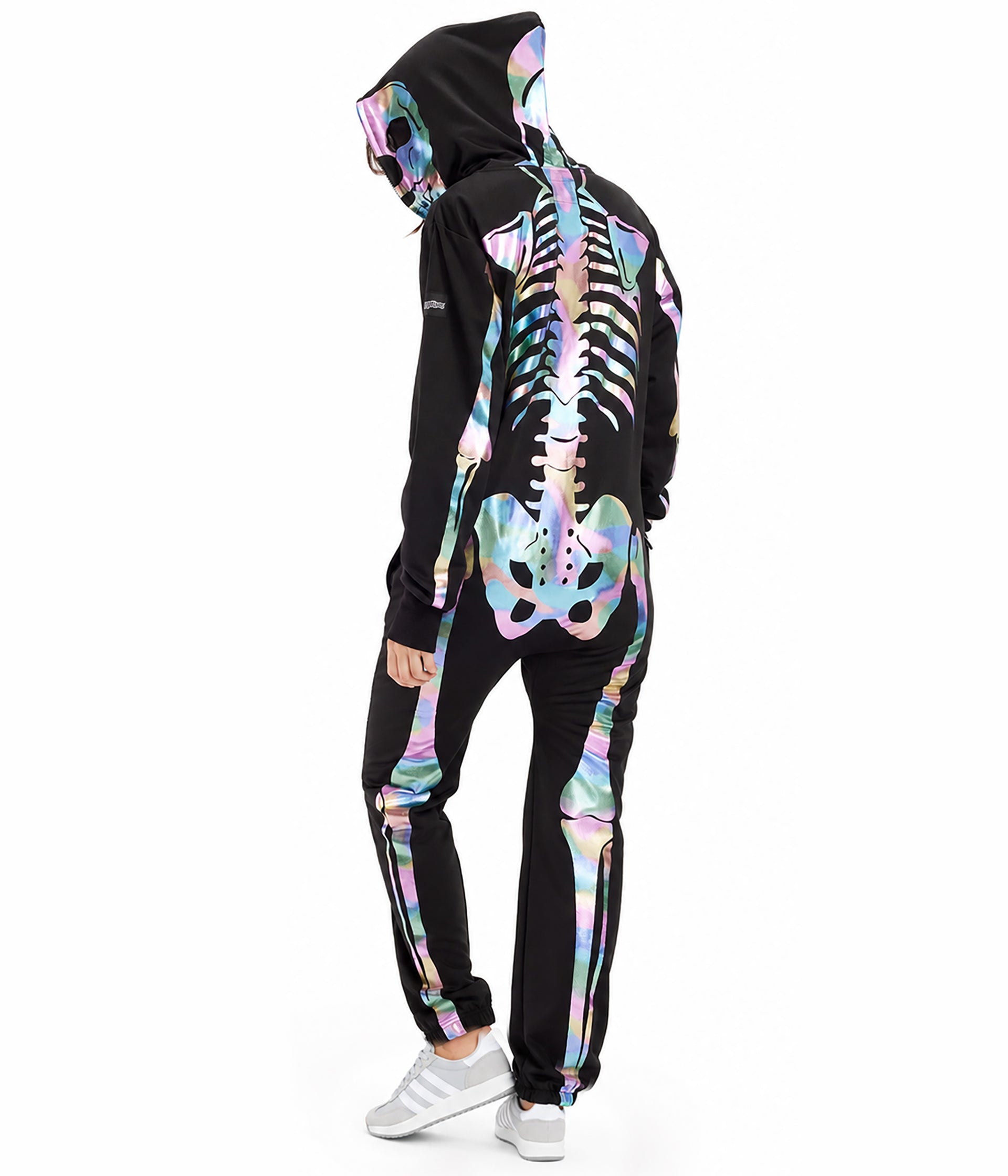 Women's Iridescent Skeleton Costume Image 2