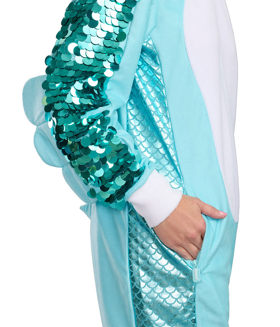 box fish costume Women's Angler Fish Costume | Fun Halloween Adult Costume | High Strength & Durable Material | Blue